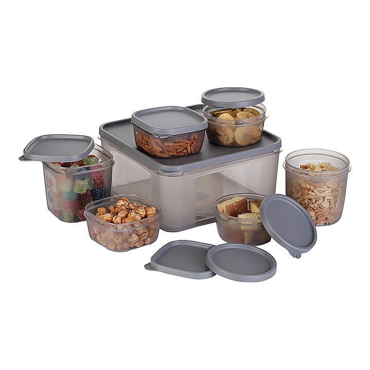 Happy Family Fresco Kitchen Containers Set (Grey) - 7 Pieces : 1 Unit