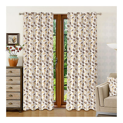 Shanplus Capricon Door Curtain (Coffee) 112 x 210 cm : 1 Piece