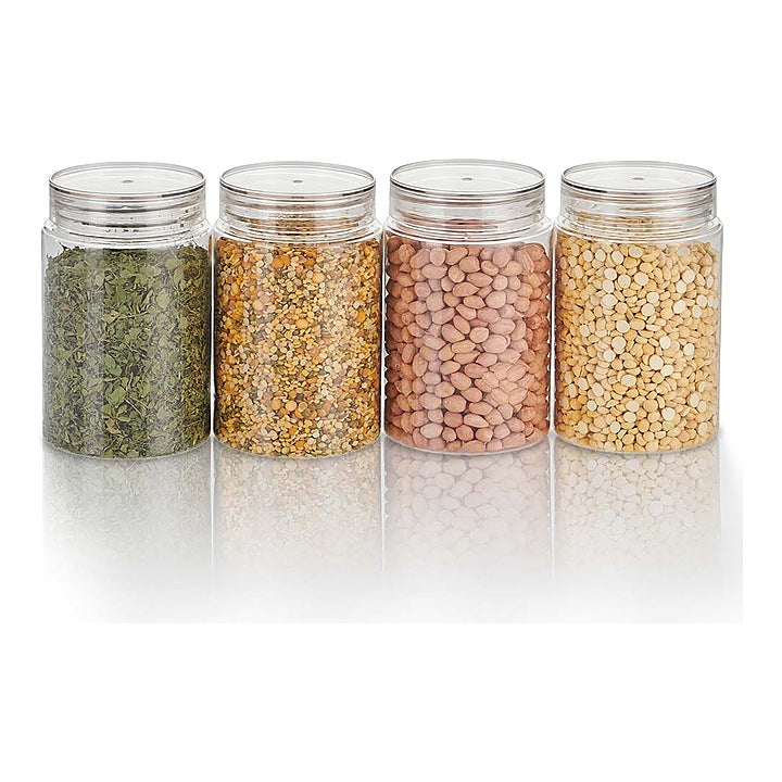 Steelo Homely Plastic Container - 940 ml 4 Pieces : 1 Unit