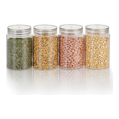 Steelo Homely Plastic Container - 940 ml 4 Pieces : 1 Unit
