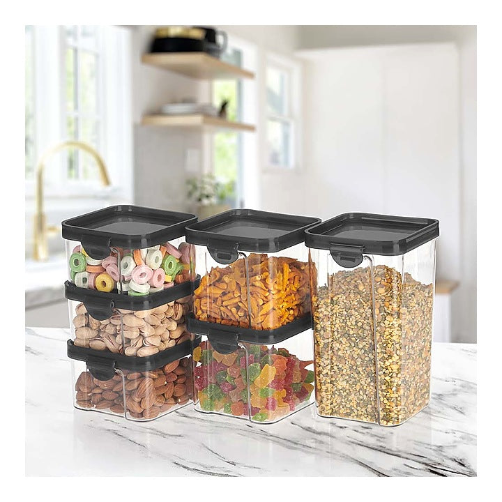 Steelo So Fresh Stack Plastic Container D1 - 6 Pieces : 1 U