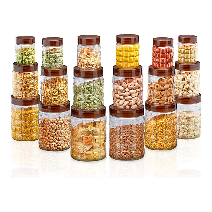 Steelo Solitaire Plastic Container Set - 18 Pieces : 1 Unit