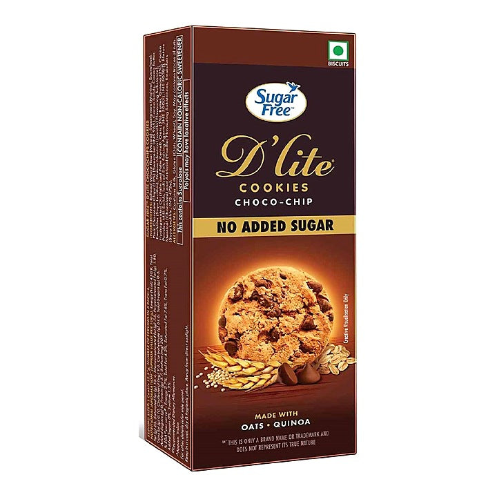 Sugar Free D'Lite Choco Chip Cookies : 75 g
