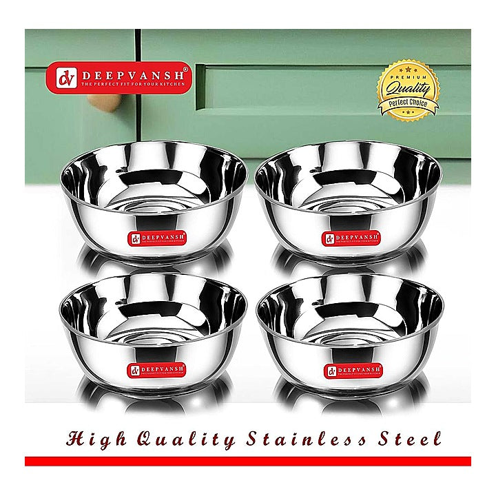 Deepvansh Stainless Steel Mukta Vati - 11 cm: 4 N