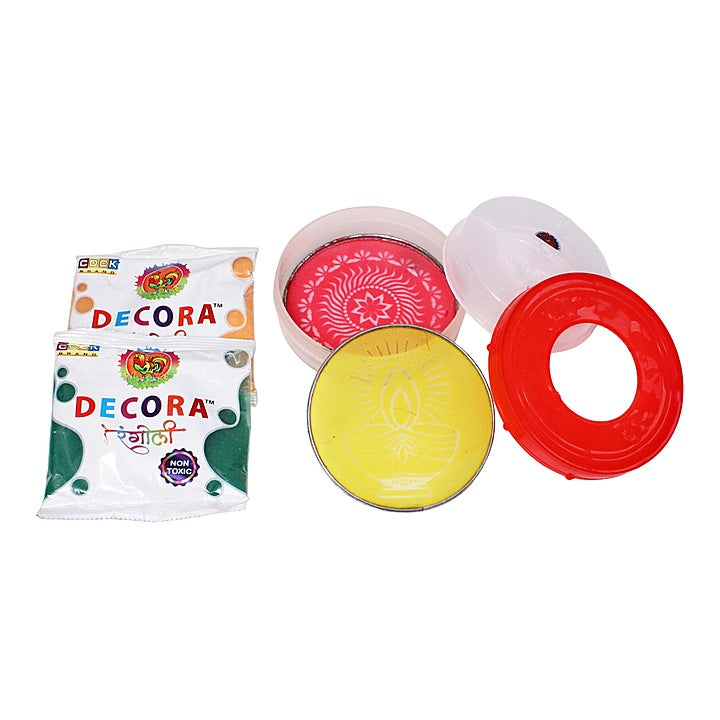 Cock Brand Decora Magic Rangoli Maker Set : 1 Unit