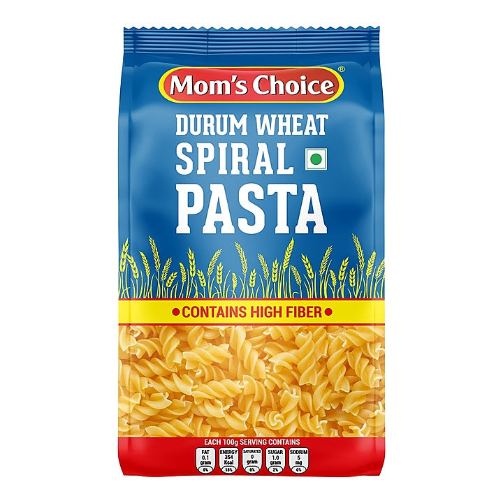 Mom's Choice Durum Wheat Spiral Pasta : 400 g