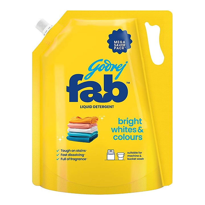 Godrej Fab Liquid Detergent Pouch : 2 kg