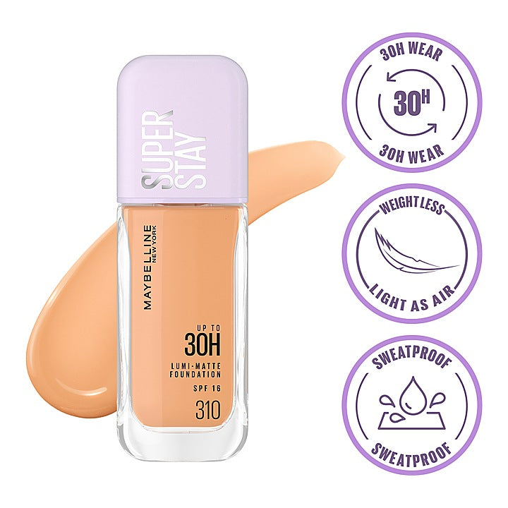 Maybelline New York Super Stay Lumi Matte Liquid Foundation 310 SPF 16 : 35 ml