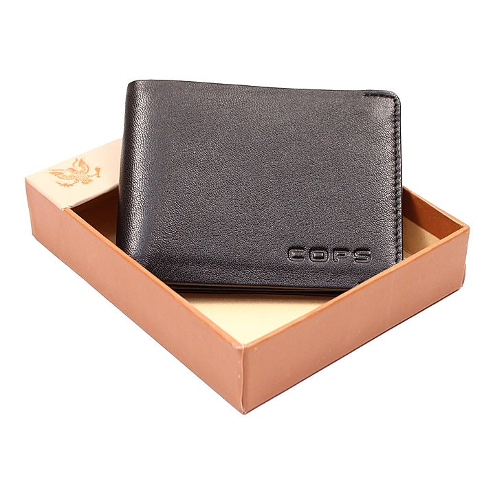 Cops Leather Wallet - Black (46) : 1 Unit