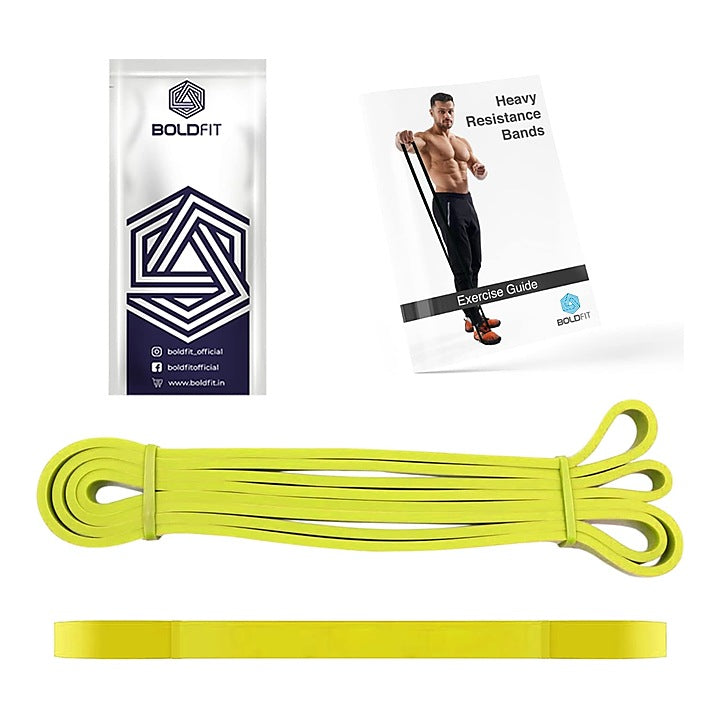 Boldfit Heavy Resistance Bands (3-7 Kg) - Yellow : 1 Unit