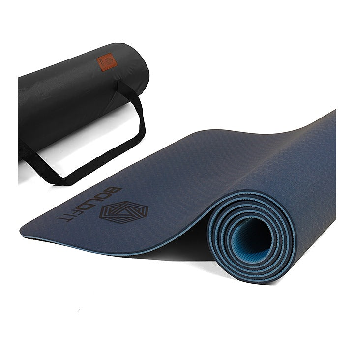 Boldfit Progrip Yoga Mat With Carrying Bag - Blue : 1 Unit