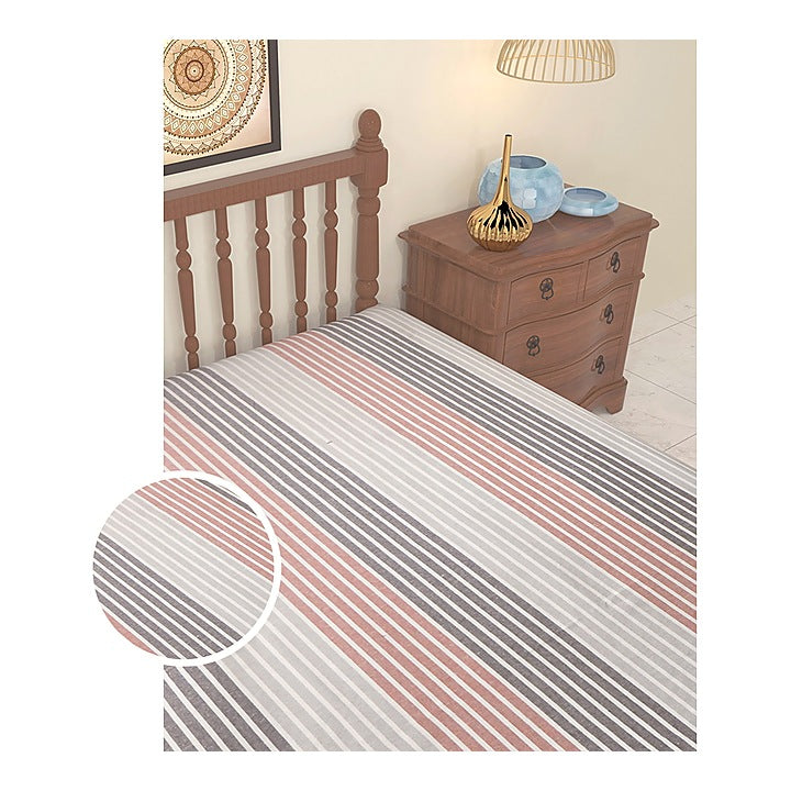 Athom Living Cotton Chaddar Single Summer Stripes (CHB) - 145x224 cm : 1 Unit