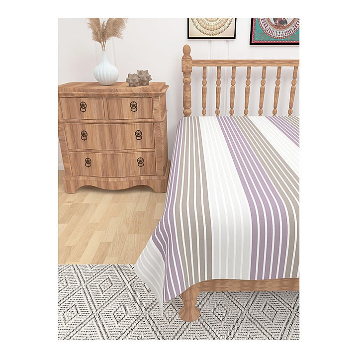 Athom Living Cotton Chaddar Single Summer Stripes (CHC) - 145x224 cm : 1 Unit