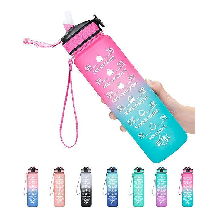 Indigo Motivational Sipper Bottle (Multicolour) - 900 ml : 1 Unit