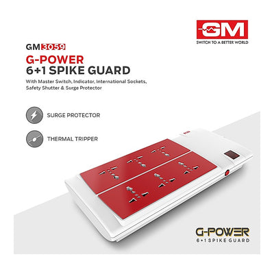 GM G-Power 6+1 Spike Guard - White : 1 Unit