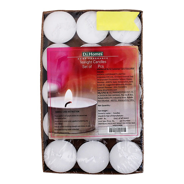 Tealight Candles (PA) - 30 Pieces : 1 Unit