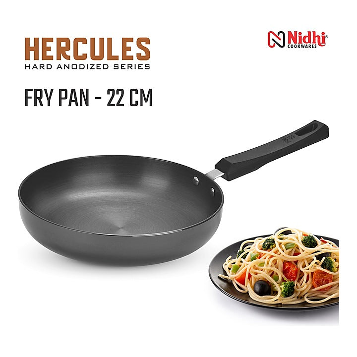 Nidhi Hard Anodised Fry Pan (Black) - 1.5 L : 1 Unit