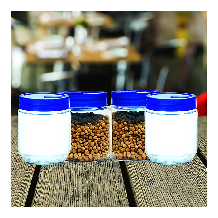 Yera K-Series KR 600 Glass Jar Set With Lid (4 Pieces) : 1 Unit
