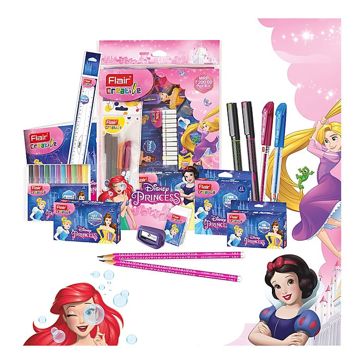 Flair Disney Princess Stationery Kit - 14 Pieces : 1 Unit