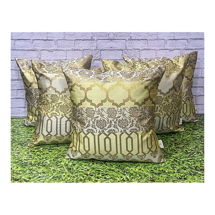 Pink Parrot Polyester Cushion Cover (D12) - 40X40cm - 5 Units : 1 Unit