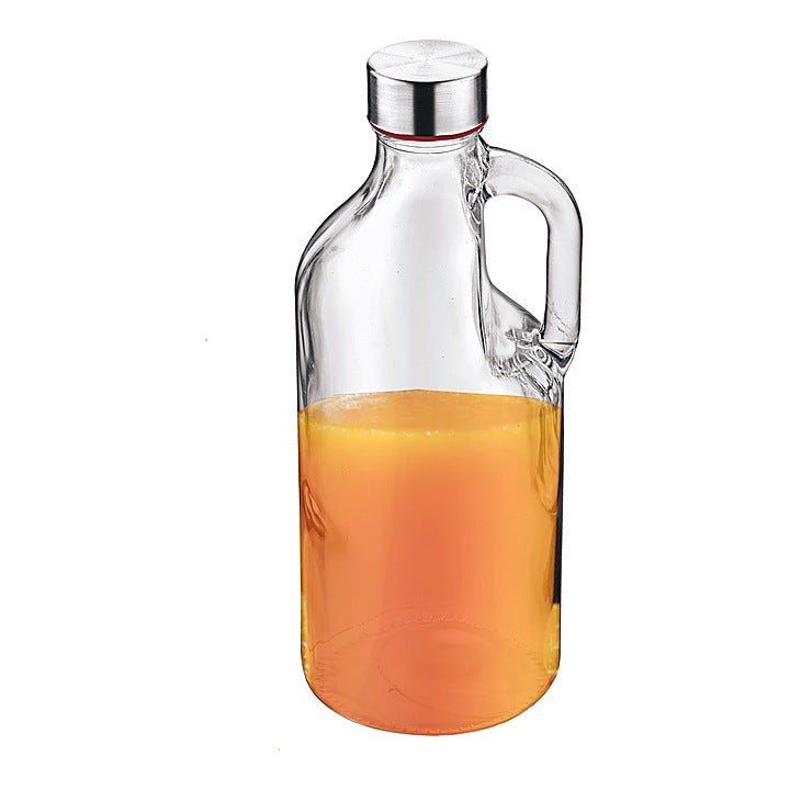 White Gold Glass Bottle (WG-11162) - 1 L : 1 U