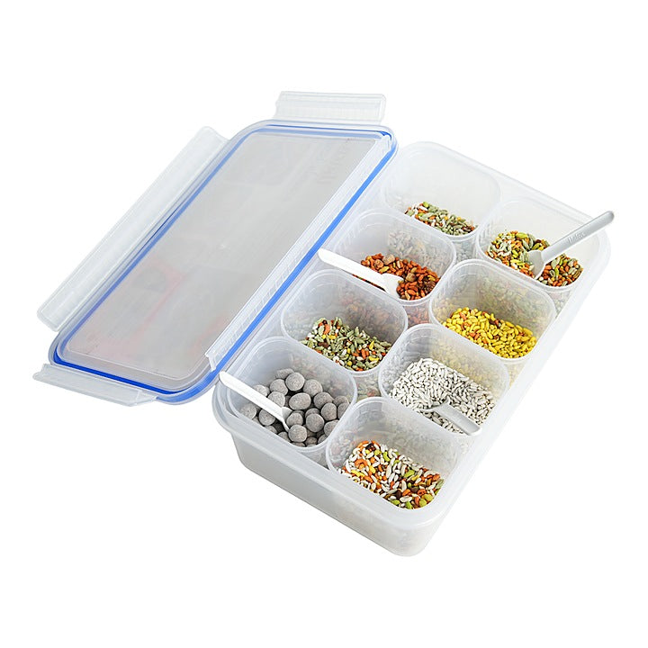 Unica 1K Masala Box With Unilock Lid - Transparent : 1 Unit