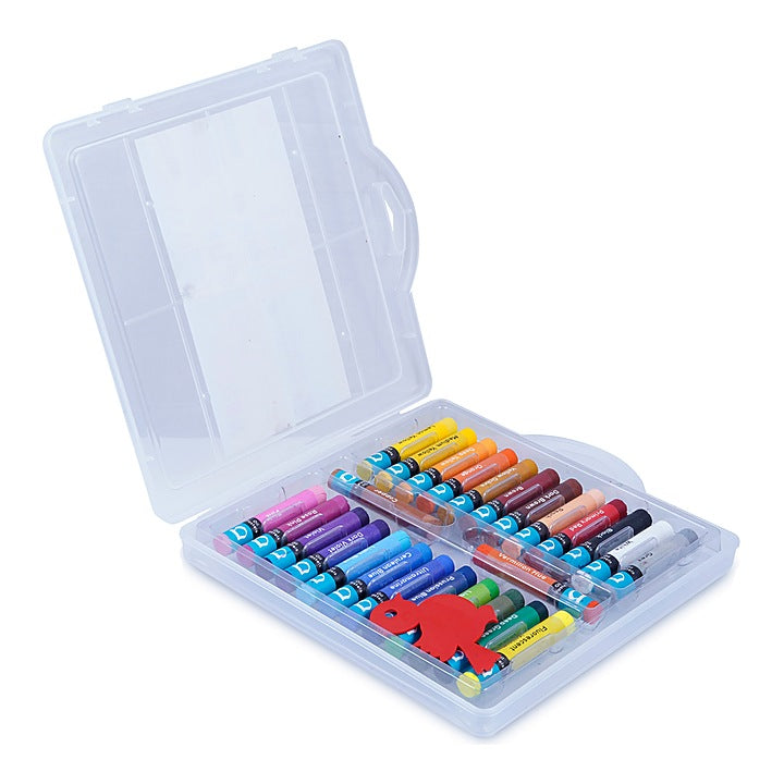 Apsara Oil Pastels Crayons (Multicolour) - 27 Pieces : 1 Unit