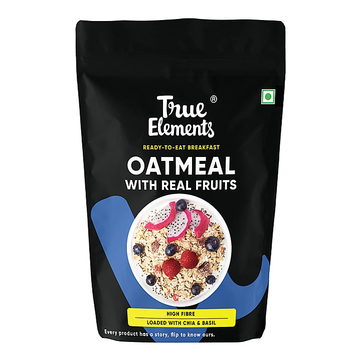 True Elements Breakfast Oatmeal With Real Fruits (Ready To Eat) : 1 kg