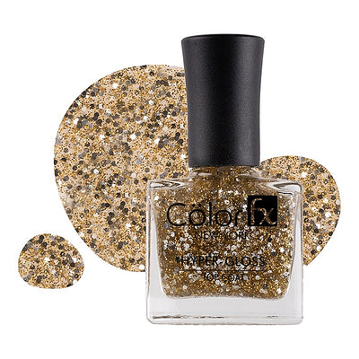 Colour Fx New York Hyper-Gloss Top Coat 174 Nail Polish - Gold : 9 ml