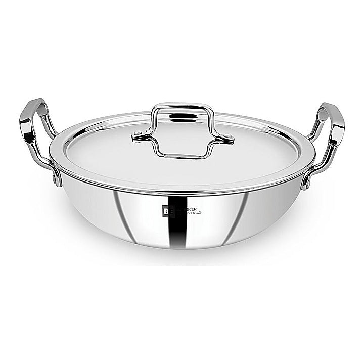 Bergner Tripro Triply Kadai With Lid - 24 cm : 1 Unit
