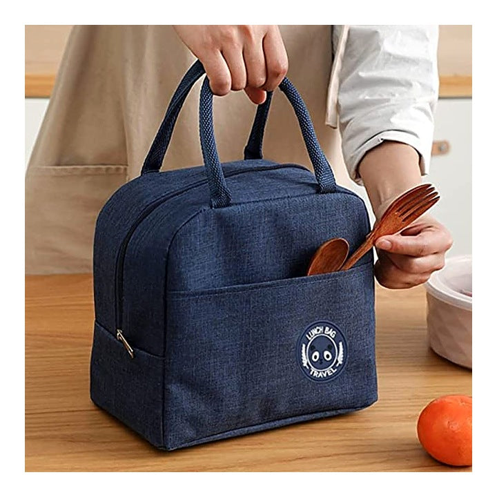 JB Home Insulated Travel Lunch Bag - Blue : 1 Unit
