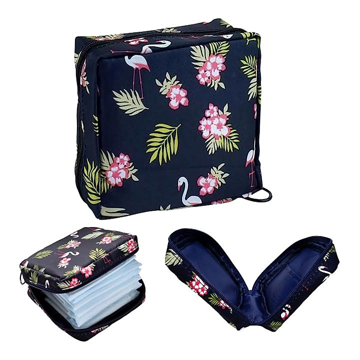 JB Home Sanitary Pad Organiser Bag - Blue : 1 Unit