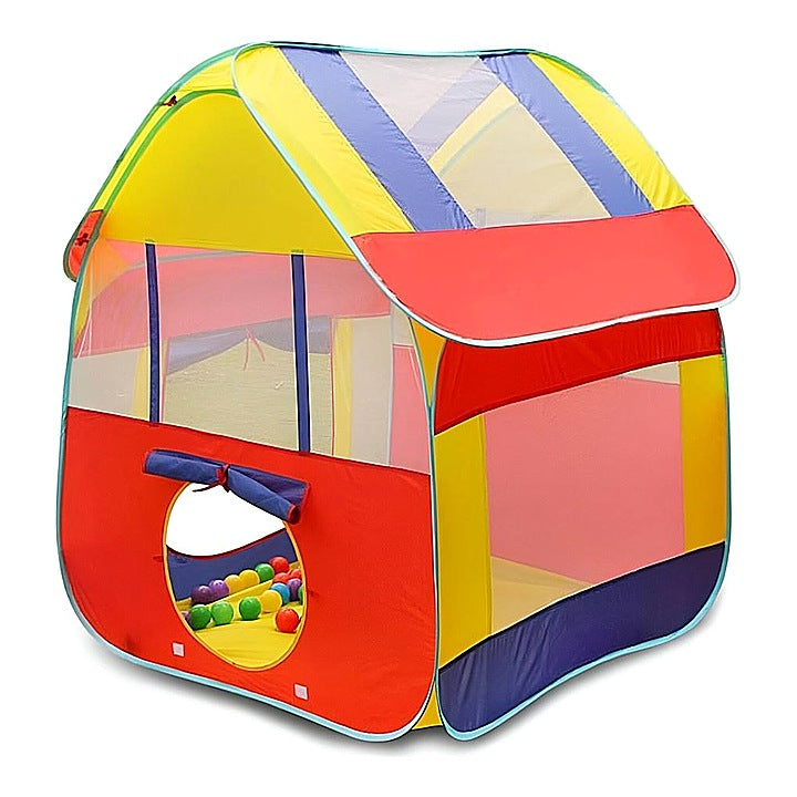 Toyshine Foldable Pop Up Play Tent House For Kids - Multicolour : 1 Unit