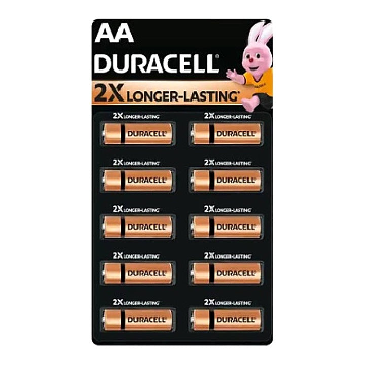 Duracell Alkaline AA Battery - 10 U