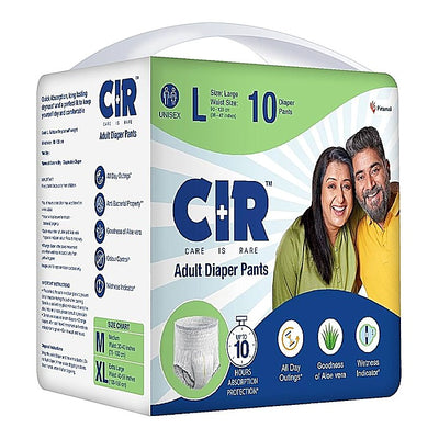 CIR Adult Diaper Pants Unisex (L) : 10 U