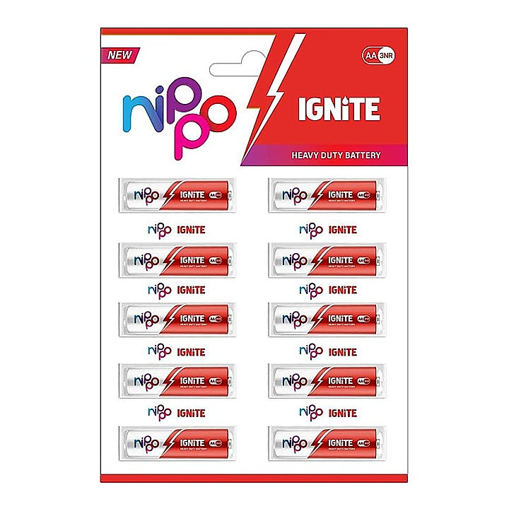 Nippo Ignite 3NR AA Battery Cell - 10 Pieces : 1 Unit