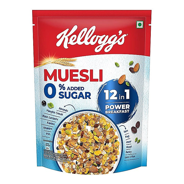 Kellogg's Muesli 0% Added Sugar : 400 g