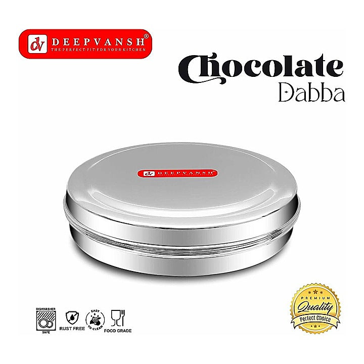 Deepvansh Stainless Steel Container (Chocolate Dabba) - 225 ml : 1 Unit