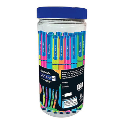 Classmate Neon Gel Pen Jar-25 Pieces : 1 Unit