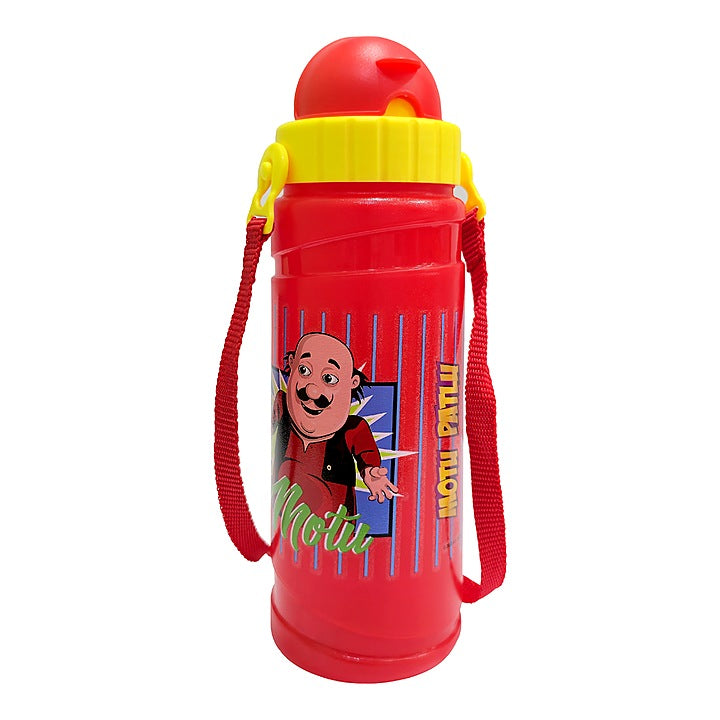 Pratap Motu Patlu Kids Water Bottle (Red) : 1 Unit