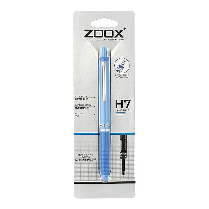 Flair Zoox H7 Liquid Ink Pen (Blue) : 1 Unit
