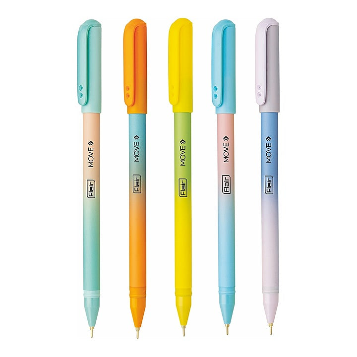 Flair Move Ball Pen (Blue) : 5 Pieces : 1 Unit
