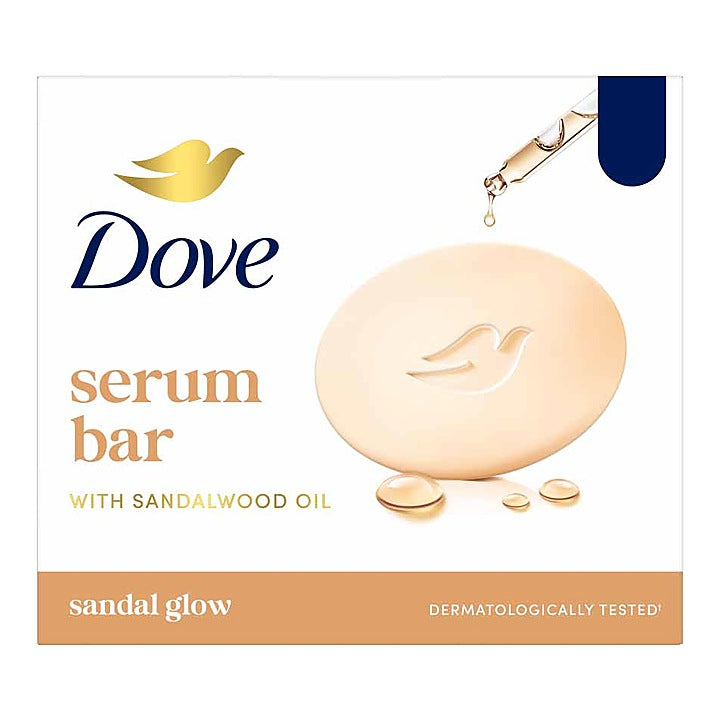 Dove Sandal Glow Serum Bar : 3x125 g
