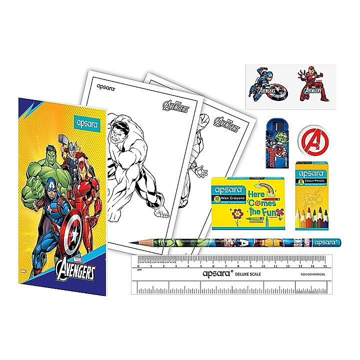 Disney Marvel Avengers Stationery Kit By Apsara : 1 Unit