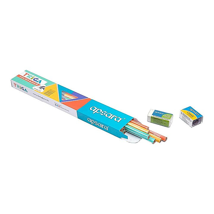Apsara Triga Triangle Pencils - Pack Of 10 : 1 Unit