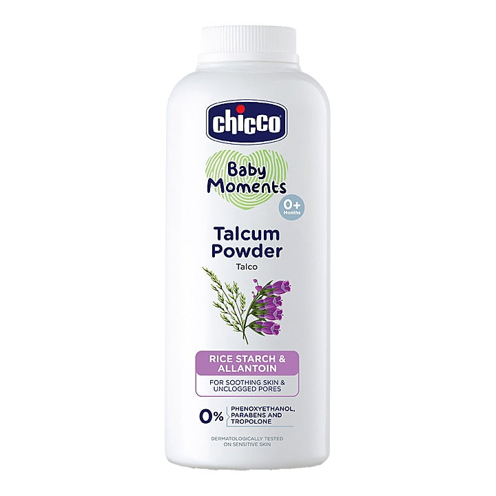 Chicco Baby Moments Talcum Powder Rice Starch & Allantoin : 300 g
