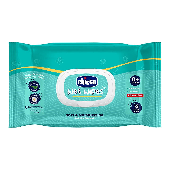 Chicco Wet Wipes : 72 Unit