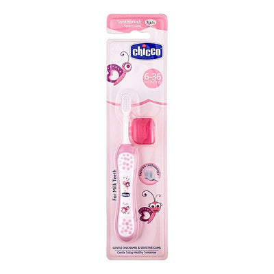 Chicoo Toothbrush Pink For Milk Teeth ( 6-36 months ) : 1 Unit