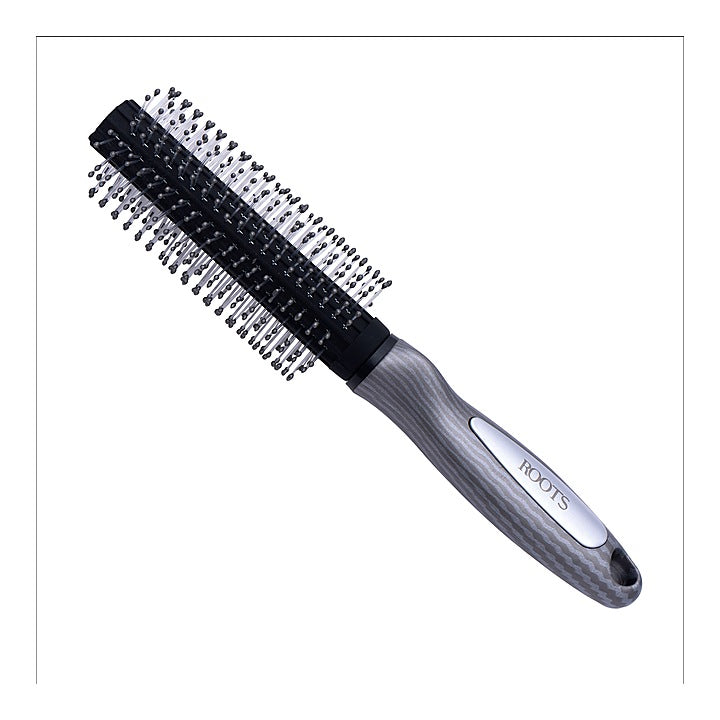 Roots TruGlam Hair Brush (SLV12) Round-Silver : 1 Unit