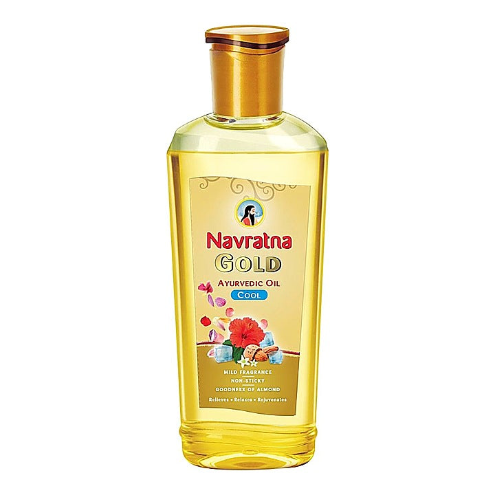 Navratna Gold Ayurvedic Cool Non Sticky Oil : 45 ml